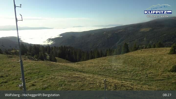 Archiv Foto Webcam Wolfsberg - Hocheggerlift Berg