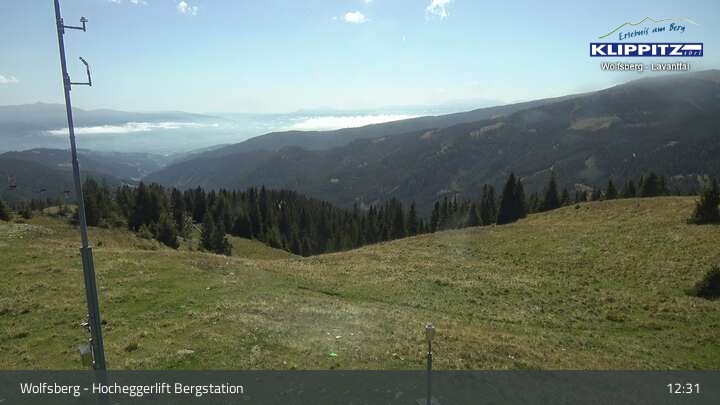 Archiv Foto Webcam Wolfsberg - Hocheggerlift Berg