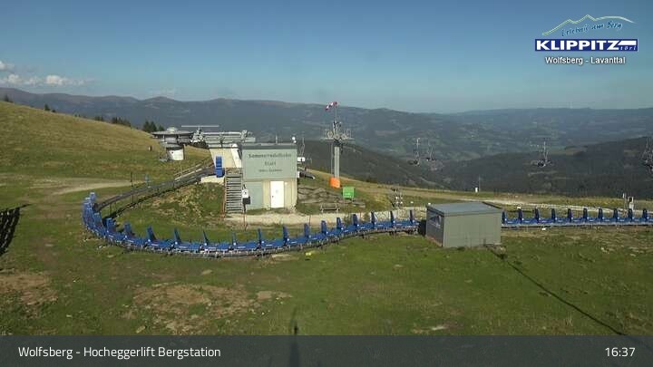 Archiv Foto Webcam Wolfsberg - Hocheggerlift Berg