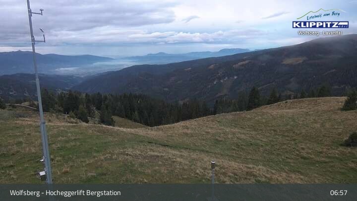 Archiv Foto Webcam Wolfsberg - Hocheggerlift Berg
