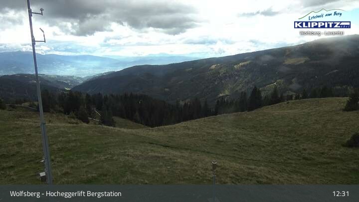Archiv Foto Webcam Wolfsberg - Hocheggerlift Berg