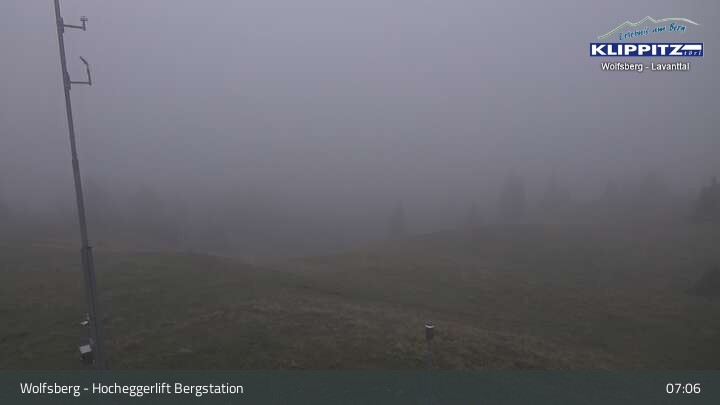 Archived image Webcam Wolfsberg - Hocheggerlift Top