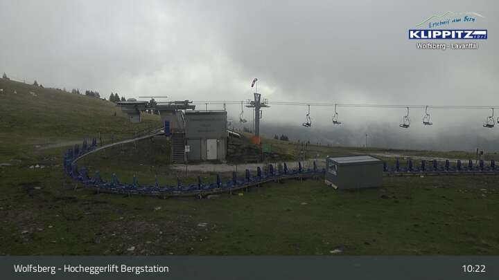 Archived image Webcam Wolfsberg - Hocheggerlift Top