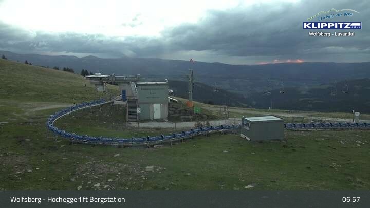 Archiv Foto Webcam Wolfsberg - Hocheggerlift Berg