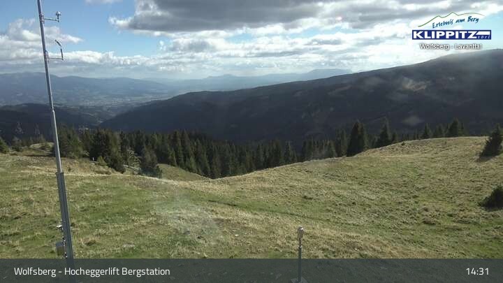 Archiv Foto Webcam Wolfsberg - Hocheggerlift Berg