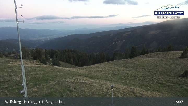 Archiv Foto Webcam Wolfsberg - Hocheggerlift Berg
