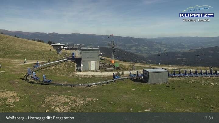 Archiv Foto Webcam Wolfsberg - Hocheggerlift Berg