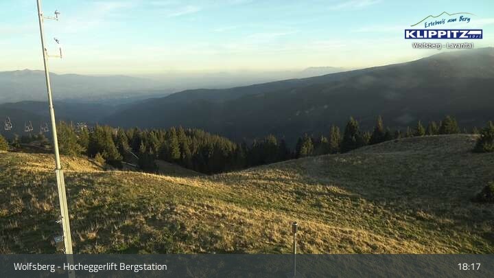 Archiv Foto Webcam Wolfsberg - Hocheggerlift Berg