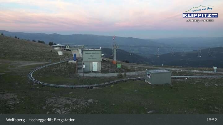 Archiv Foto Webcam Wolfsberg - Hocheggerlift Berg