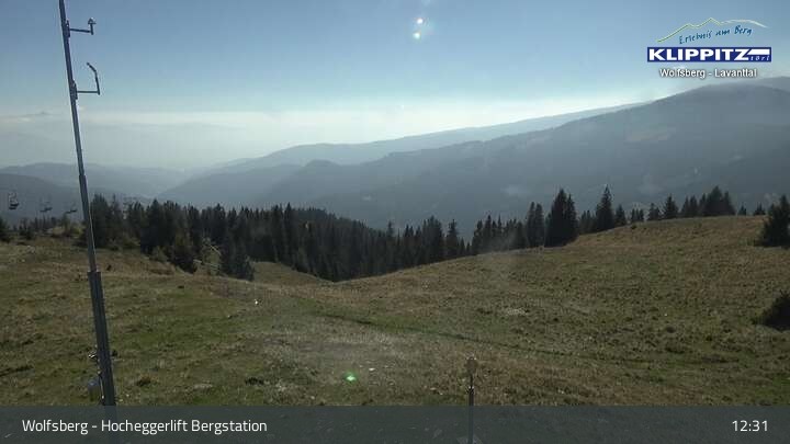 Archiv Foto Webcam Wolfsberg - Hocheggerlift Berg