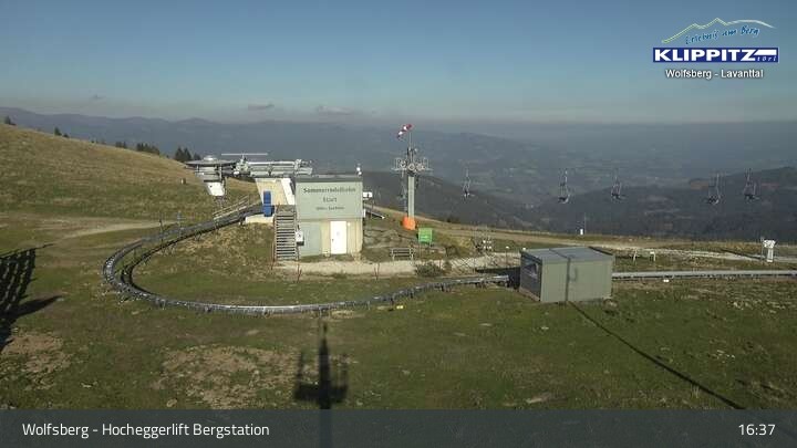 Archiv Foto Webcam Wolfsberg - Hocheggerlift Berg