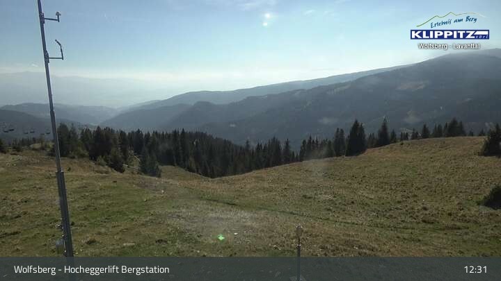 Archiv Foto Webcam Wolfsberg - Hocheggerlift Berg