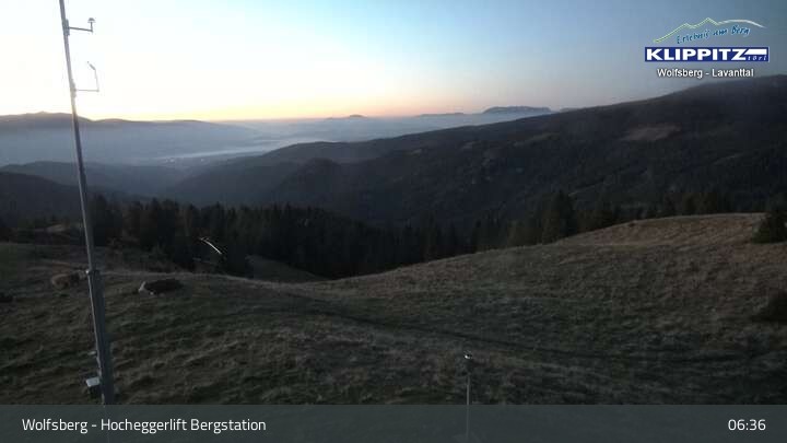 Archiv Foto Webcam Wolfsberg - Hocheggerlift Berg