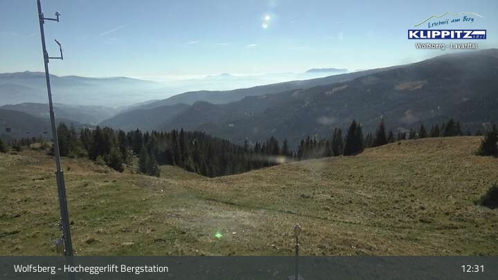 Archiv Foto Webcam Wolfsberg - Hocheggerlift Berg