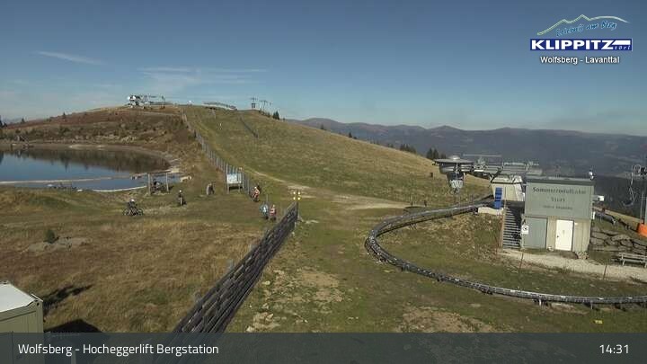 Archiv Foto Webcam Wolfsberg - Hocheggerlift Berg