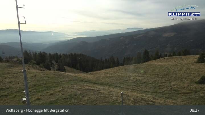 Archived image Webcam Wolfsberg - Hocheggerlift Top