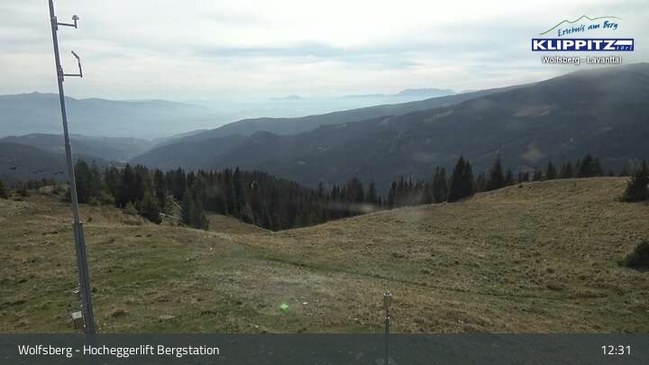 Archived image Webcam Wolfsberg - Hocheggerlift Top