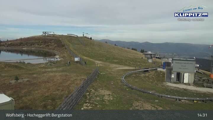 Archived image Webcam Wolfsberg - Hocheggerlift Top