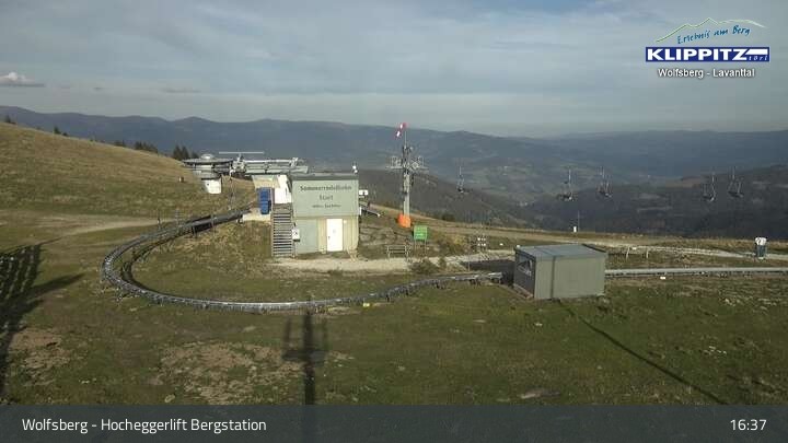 Archived image Webcam Wolfsberg - Hocheggerlift Top
