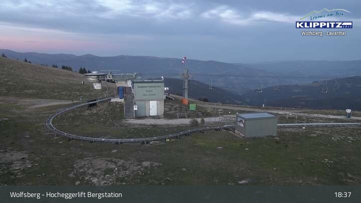 Archived image Webcam Wolfsberg - Hocheggerlift Top