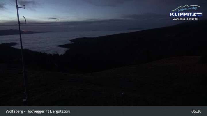 Archived image Webcam Wolfsberg - Hocheggerlift Top