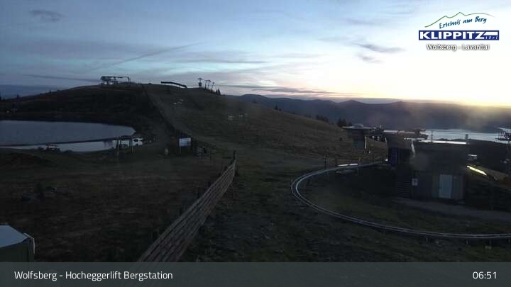 Archived image Webcam Wolfsberg - Hocheggerlift Top