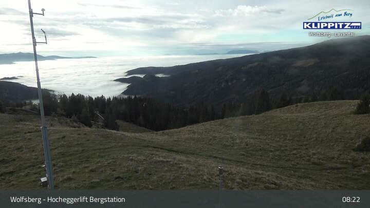 Archived image Webcam Wolfsberg - Hocheggerlift Top