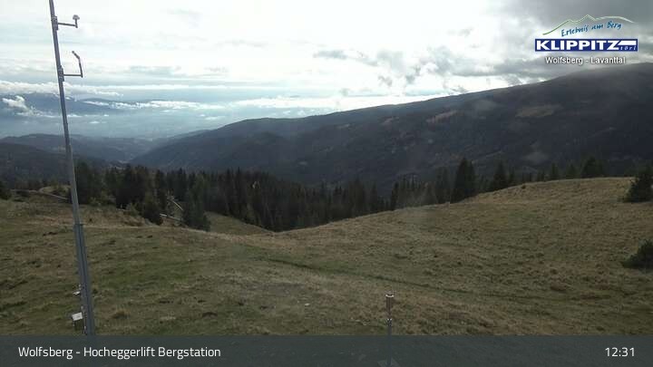 Archived image Webcam Wolfsberg - Hocheggerlift Top
