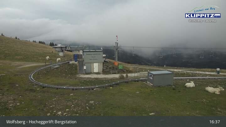 Archived image Webcam Wolfsberg - Hocheggerlift Top