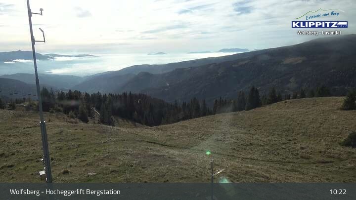 Archiv Foto Webcam Wolfsberg - Hocheggerlift Berg