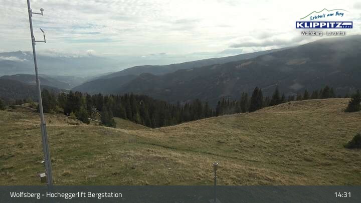 Archiv Foto Webcam Wolfsberg - Hocheggerlift Berg