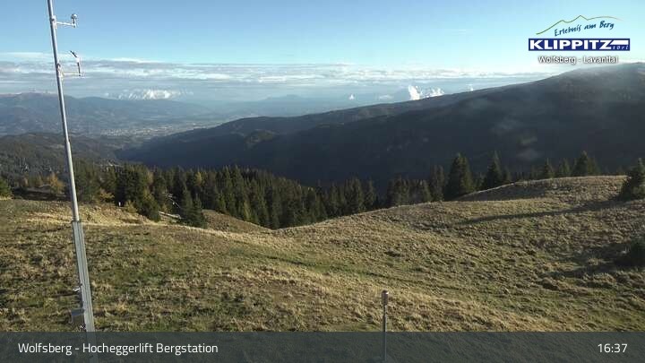 Archiv Foto Webcam Wolfsberg - Hocheggerlift Berg