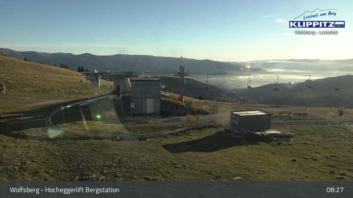Archived image Webcam Wolfsberg - Hocheggerlift Top