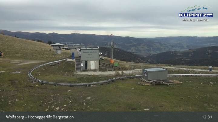 Archived image Webcam Wolfsberg - Hocheggerlift Top