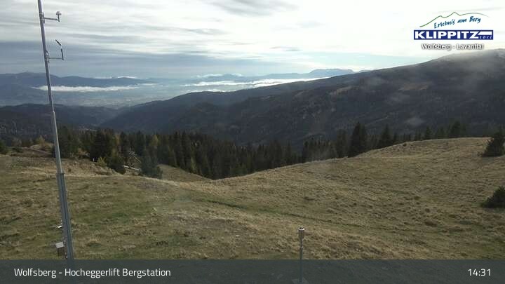 Archived image Webcam Wolfsberg - Hocheggerlift Top