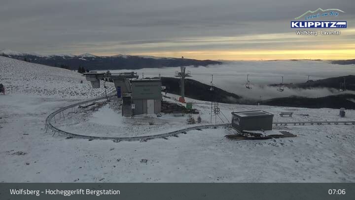 Archiv Foto Webcam Wolfsberg - Hocheggerlift Berg