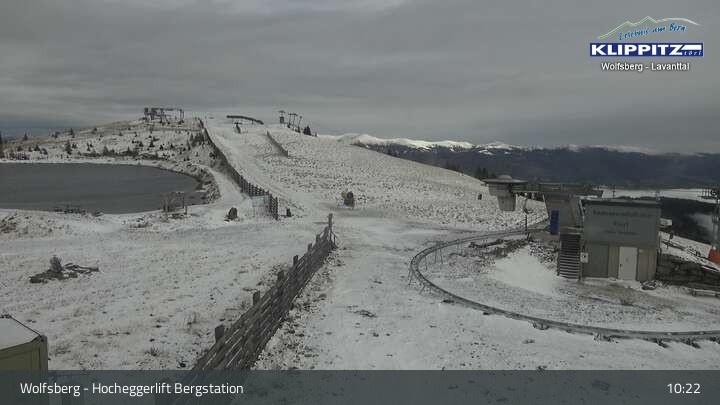 Archived image Webcam Wolfsberg - Hocheggerlift Top