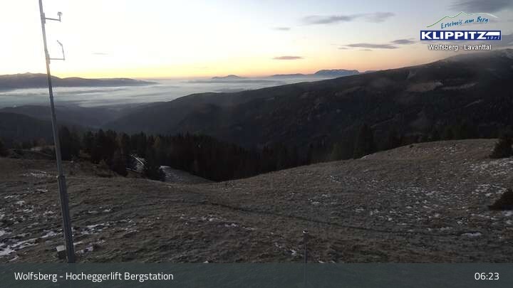 Archived image Webcam Wolfsberg - Hocheggerlift Top