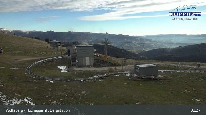 Archived image Webcam Wolfsberg - Hocheggerlift Top