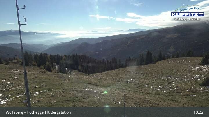 Archived image Webcam Wolfsberg - Hocheggerlift Top