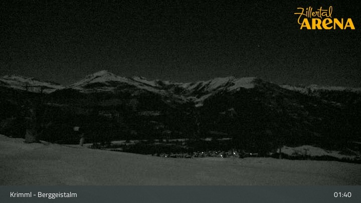 Archiv Foto Webcam Hochkrimml: Berggeistalm