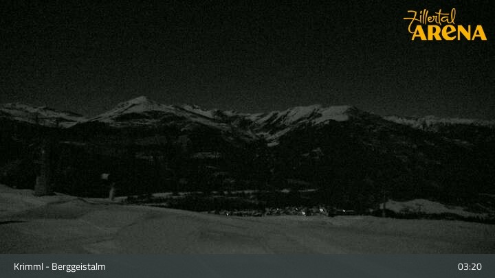 Archiv Foto Webcam Hochkrimml: Berggeistalm