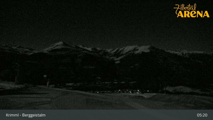 Archiv Foto Webcam Hochkrimml: Berggeistalm