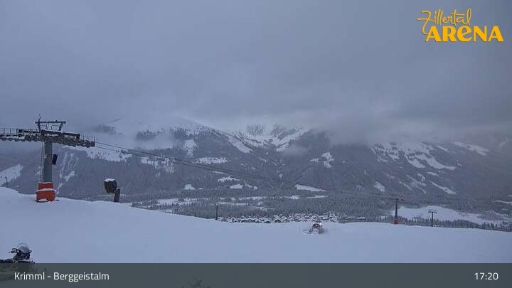 Archiv Foto Webcam Hochkrimml: Berggeistalm