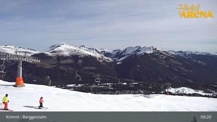 Archiv Foto Webcam Hochkrimml: Berggeistalm