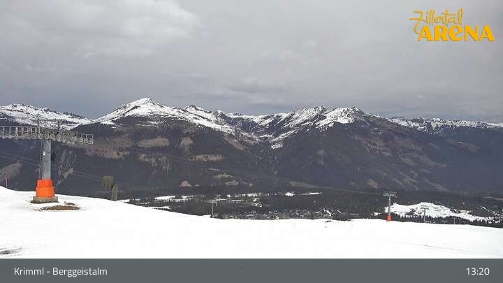 Archiv Foto Webcam Hochkrimml: Berggeistalm