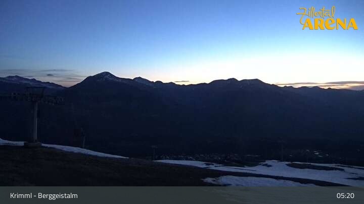 Archiv Foto Webcam Hochkrimml: Berggeistalm