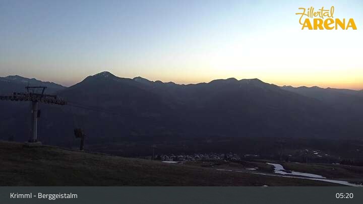 Archiv Foto Webcam Hochkrimml: Berggeistalm