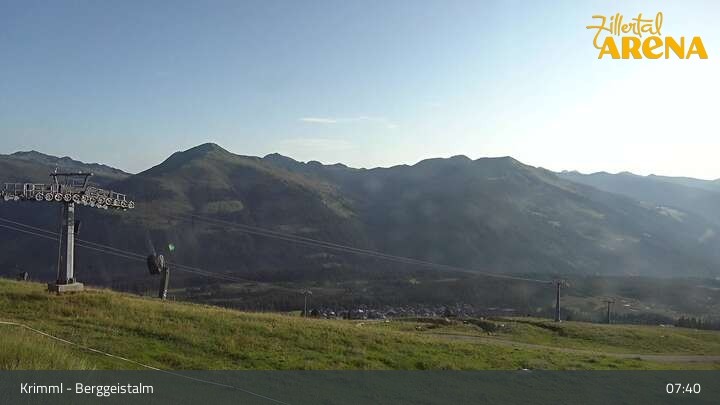 Archiv Foto Webcam Hochkrimml: Berggeistalm