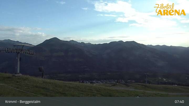 Archiv Foto Webcam Hochkrimml: Berggeistalm